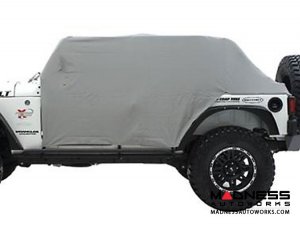 Jeep Wrangler JK by Smittybilt - Cab Cover w/ Door Flap - 4 Door - Grey Jeep Wrangler JK by Smittybilt - Cab Cover w/ Door Flap - 4 Door - Grey